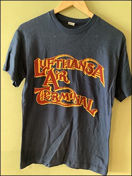 T-Shirt: Lufthansa Air Terminal (front) - 30.10.1983